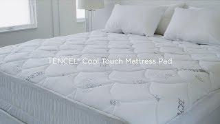 TENCEL Cool Touch Mattress Pad From DOWNLITE [upl. by Stearns601]