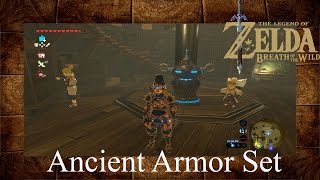 Zelda Breath of The Wild Ancient Armor Set Guardian Armor [upl. by Cahan]