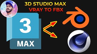 3D Studio Max  Vray to FBX Blender and Cinema4D [upl. by Acira115]