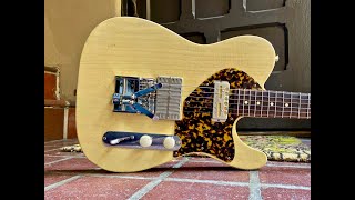 Waterslide TStyle wMojo Dual Foil amp Gold Foil Pickups Duesenberg Multibender [upl. by Wadsworth]