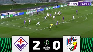 Fiorentina vs Viktoria Plzeň 20  UEFA Europa Conference League 202324  Match Highlights [upl. by Linkoski]