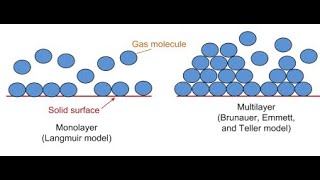 Solid gas interface physical adsorption Freundlich and Langmuir adsorption equations [upl. by Cavanaugh741]