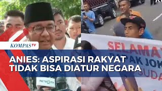 Anies Komentari soal Warga Bentangkan Spanduk Ganjar di Gunungkidul [upl. by Sonitnatsnoc468]