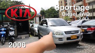 Así es la Kia sportage modelo 2006  revisión rápida  review [upl. by Notserc]