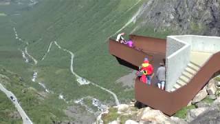 Trollstigen  spektakuläre Bergstraße amp wilder Wasserfall NORWEGEN 2018 [upl. by Bander357]