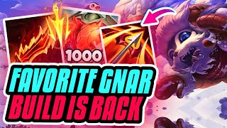 MY FAVORITE GNAR BUILD OF ALL TIME IS BACK IN SEASON 14 Season 14 Gnar Gameplay League of Legends [upl. by Wernda605]