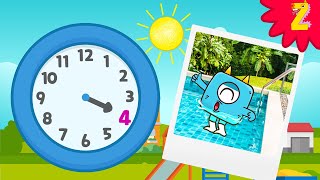 Telling Time Chant  What time is it Learn the clock in English [upl. by Luo]