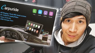 Easily Add CarPlay To Any Car  Carpuride W901 9 inch Review [upl. by Amal]