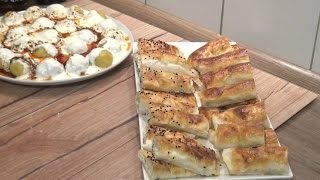 Patatesli Peynirli Banyolu Börek Tarifihazir yufkadan Yoğurtlu Patates Topları [upl. by Yarahs500]