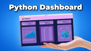 Make Modern Python Dashboards With Tkinter amp Matplotlib [upl. by Ydarb]