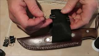 DIY Dangler for my Knife Sheath Part 2 [upl. by Benn]