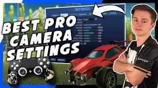 THE BEST PRO CAMERA SETTINGS IN ROCKET LEAGUE  Retals camera settings and car presets 2021 [upl. by Hsital685]