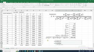 TestRetest amp Split Half Method Reliability using Pearson r amp Spearman Rank Correlation TAGALOG [upl. by Assilam554]