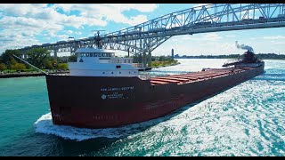 HON JAMES L OBERSTAR  Upbound Port Huron Michigan 1082023 [upl. by Egni]