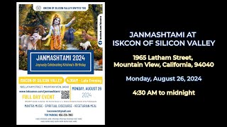 Janmashtami 2024 Invitation at ISKCON of Silicon Valley [upl. by Anaujik]