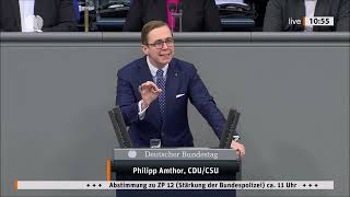 Der Parteilose  Bundestag 16122022  Stärkung der Bundespolizei  Philipp Amthor CDUCSU [upl. by Copeland]