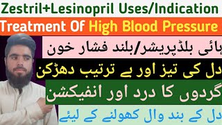 ZESTRILlesinoprilfor High blood pressure TreatmentZestril uses in urduurduhindiijaz ahmad [upl. by Ainattirb]