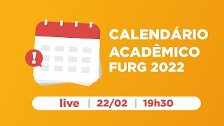 Apresentação do calendário acadêmico 20222023 [upl. by Afatsum]