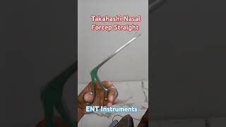 Takahashi Nasal Forcep Straight Aahil Raza entdoctor instrument shorts viralvideo 👃👂👁️ [upl. by Allyn]