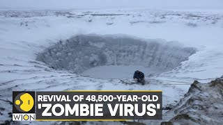 WION Climate Tracker Scientists revive 48500yearold ‘zombie virus’ buried in ice  English News [upl. by Cissiee624]