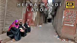 🇵🇰 Heera Mandi Lahore The Diamond Bazaar 4K HDR Walking Tour amp Captions [upl. by Elmo]