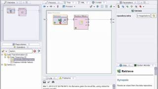 Missing Values using RapidMiner [upl. by Darian507]