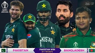 Pakistan vs Bangladesh World Cup 2023 Full Match Highlights PAK vs BAN WC Full Match Highlights [upl. by Crista]