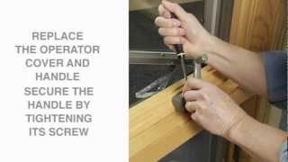 Replace a Split Arm Casement Operator  Andersen Windows [upl. by Ennaeilsel]