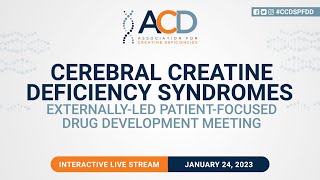 Cerebral Creatine Deficiency Syndromes CCDS ELPFDD Meeting [upl. by Yentihw]