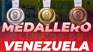 ESTOS SON LOS ATLETAS QUE HAN GANADO MEDALLAS OLIMPICAS PARA VENEZUELA [upl. by Emilie]