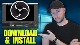 How to Download OBS Studio on Windows 10  Quick Start Live Recording With OBS Studio [upl. by Elesig421]