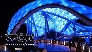 TRON Lightcycle Run  Magic Kingdom  Walt Disney World [upl. by Aihseya]