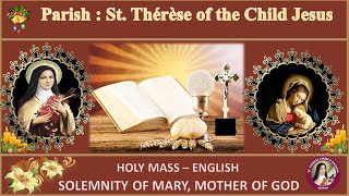 1st January 2022  Saturday  630pm  English Mass  Solemnity of Mary Mother of God  Salmiya [upl. by Nugesulo]