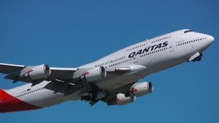 Sydney Airport  Morning Heavies Take offs [upl. by Linsk]