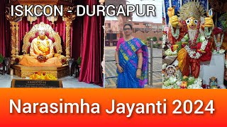 Narasimha Jayanti ❤ Narasimha Jayanti 2024 Iskcon Durgapur narasimhajayanti iskcon iskcontemple [upl. by Ayaros473]