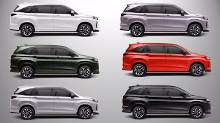 PILIHAN WARNA ALL NEW DAIHATSU XENIA 2022 TERBARU PICTURE [upl. by Loris404]