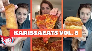 Eating at 711 for a full day taco bell burger king etc  KarissaEats Compilation Vol 8 [upl. by Mezoff266]