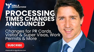 IRCC Latest Processing Time  Changes for PR Cards Visitor amp Super Visas Work Permits amp More [upl. by Rosner]