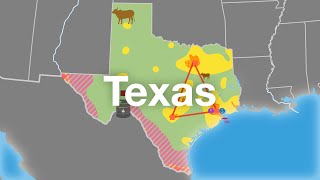 Texas  Geografie Klima Bevölkerung amp Wirtschaft [upl. by Anelrihs]