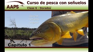 Curso de pesca con señuelos  clase 6 Dorados  Capitulo 1 [upl. by Yellehs]