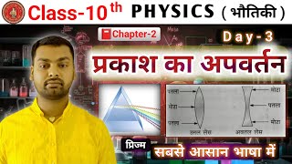 🔴 प्रकाश का अपवर्तन  Refraction of light  Physics class 10 chapter 2 bihar board  part 3 [upl. by Huston667]