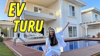 EV TURU 🏡 ⎜BAHÇELİ HAVUZLU 5  2 EV TURU 😍 🏡 ev evturu [upl. by Astrahan244]