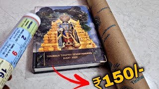 New Year Calenders and Diaries From Tirumala Tirupati Devasthanam  Jsr Zoomin [upl. by Galligan581]