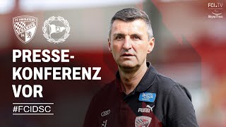 Schanzer Pressekonferenz vor FC Ingolstadt 04 vs Arminia Bielefeld [upl. by Izmar]