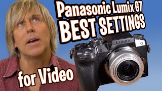 Panasonic Lumix G7 camera settings for video vlogging [upl. by Anileh858]