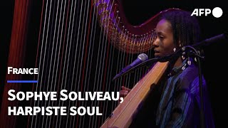 Musique les cordes sensibles de Sophye Soliveau harpiste et chanteuse  AFP [upl. by Diraj581]