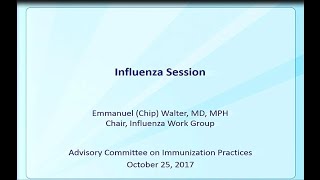 October 2017 ACIP Meeting  Influenza Vaccines [upl. by Radke]