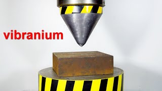 HYDRAULIC PRESS SHARP VS HARDEST METAL VIBRANIUM [upl. by Asyl517]