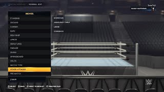 WWE 2K23 Buddy Matthews Moveset [upl. by Di]