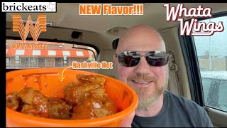 Whataburger NEW Nashville Hot Whata Wings REVIEW Overpriced and bland brickeats [upl. by Atinrahc]